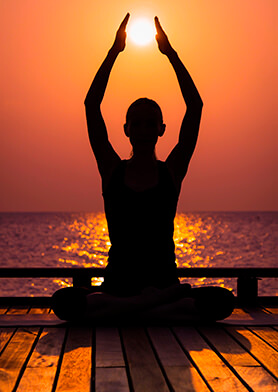 Медитация на закате: подержите солнышко в руках!