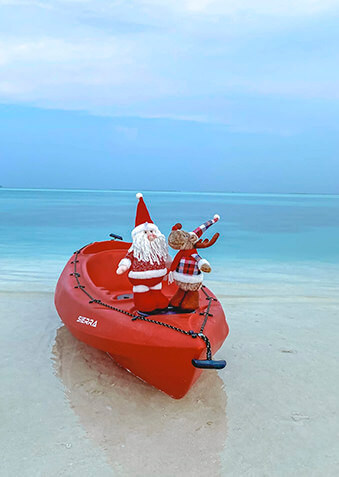 Милые приметы Рождества в Ozen Life Maadhoo