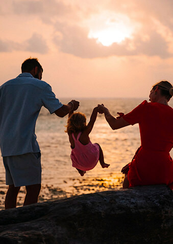 Всей семьей – навстречу легендарному мальдивскому закату!