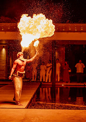 Файер-шоу для самых благодарных зрителей