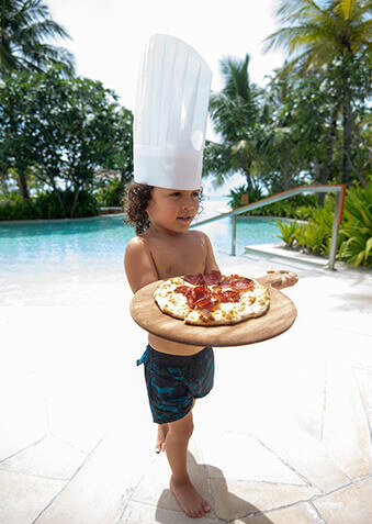 Попробуйте вкусную пиццу: я приготовил ее для вас!