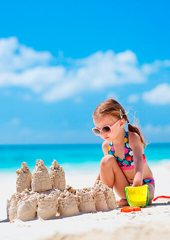 Играть в мальдивском песочке – сплошное удовольствие