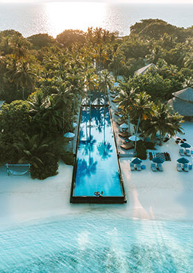 Флагманский бассейн длиной 200 м – рекорд для Мальдив