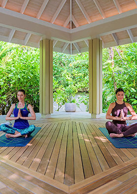 В распоряжении гостей уединенный йога-павильон