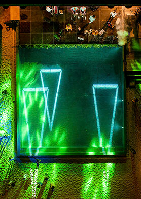 Праздничный Niyama с высоты птичьего полета