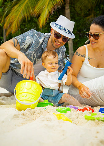 На ласковом мальдивском песочке комфортно всем