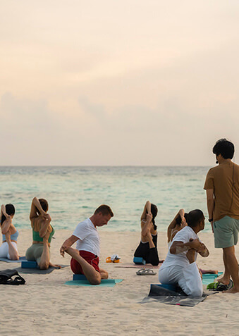 Йога на закате – для всех гостей Sun Siyam Olhuveli!