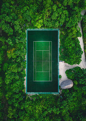 Теннисный корт олимпийских стандартов