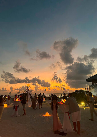 Очередной Open Air на берегу Dheru – для всех гостей