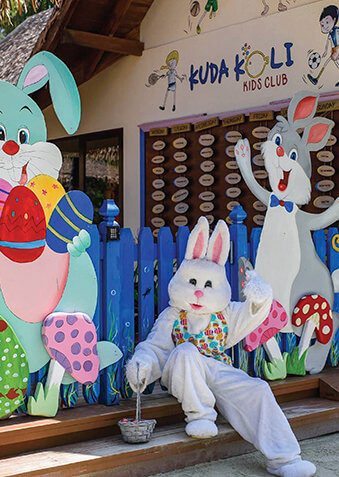 Пасхальный Кролик пришел в детский клуб Kuda Koli