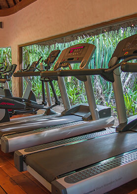 В отеле есть два современных джима и опытные фитнес-инструкторы