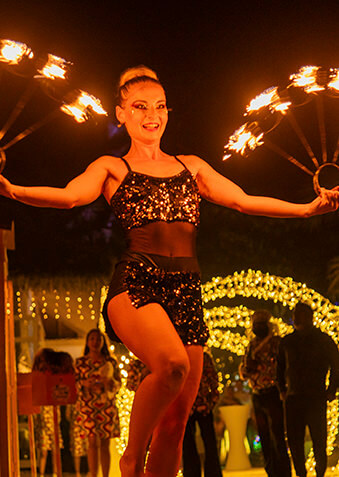 Праздничная мистерия – завораживающее фаер-шоу