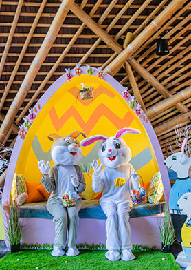 Пасхальные кролики на знойных Мальдивах