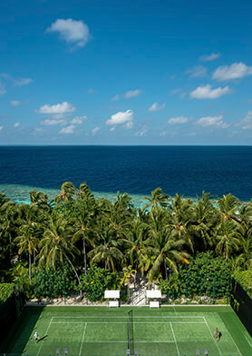 Теннисные корты Baglioni редко пустуют