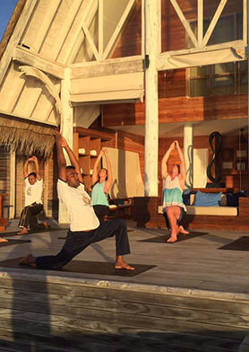 Занятия йогой и медитацией для всех гостей Anantara Kihavah