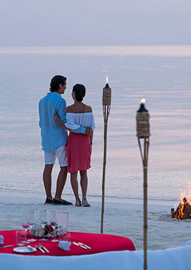 Заказать романтический ужин из меню Dining by Design