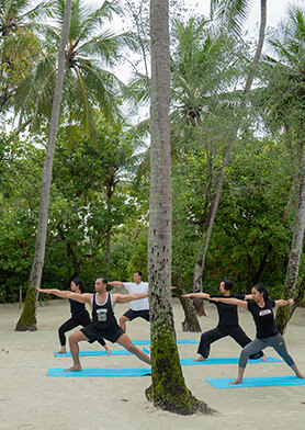 Групповые тренировки: Naladhu заботится о гостях