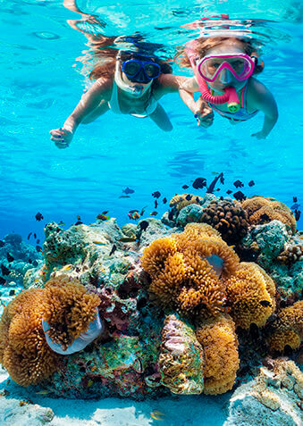 Снорклинг обожают даже очень юные принцессы