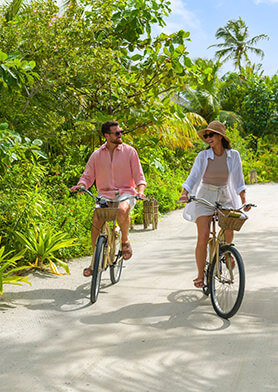 Каждому гостю предоставляется велосипед