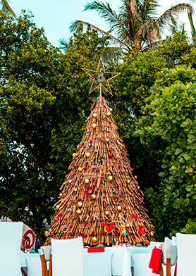 Рождественская елка по-мальдивски