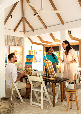 Учиться традиционной мальдивской живописи