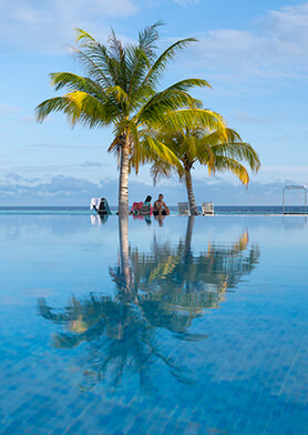 В распоряжении гостей впечатляющий бассейн