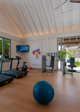 Просторный кондиционированный фитнес-центр