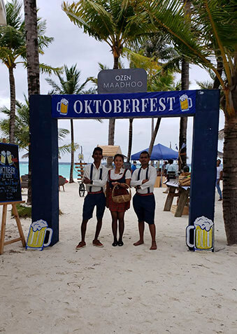 Легендарный Октоуберфест: теперь и на Мальдивах!