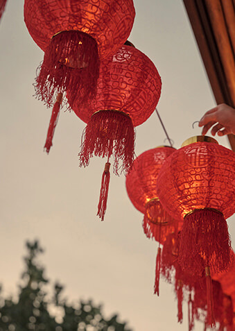 Красные фонарики – аутентичная атмосфера Поднебесной