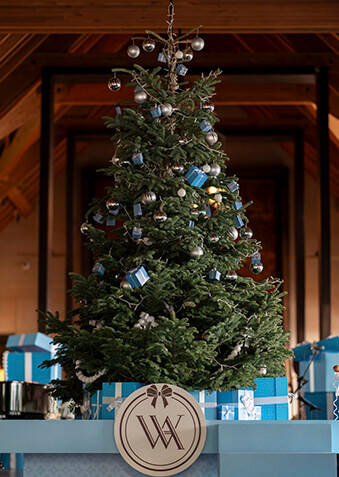 Waldorf Astoria может порадовать гостей и живой елочкой