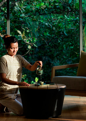 Освежитесь бодрящим зеленым чаем!