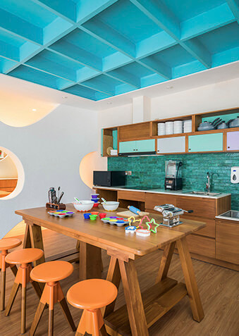 Здесь подростки могут заниматься творчеством