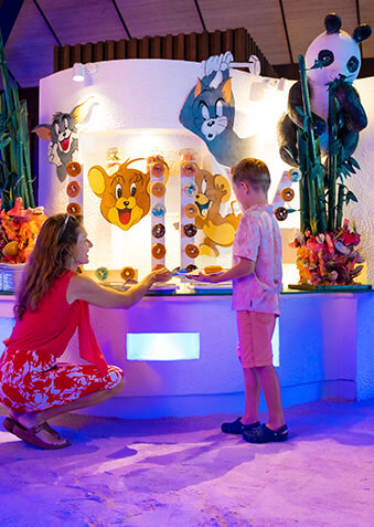 В главном ресторане Lily Maa есть уголок для малышни