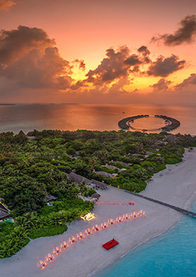 В Anantara Kihavah соединяются сердца влюбленных