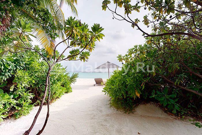 Выход к пляжу