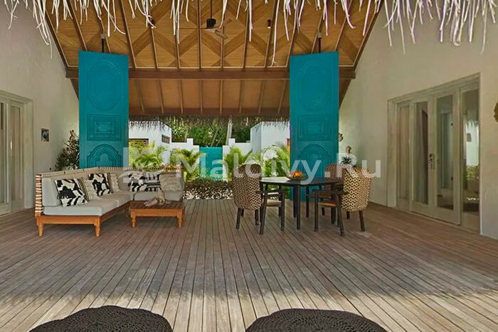 Зоны отдыха полуоткрытой планировки