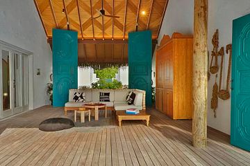 Зона отдыха полуоткрытой планировки