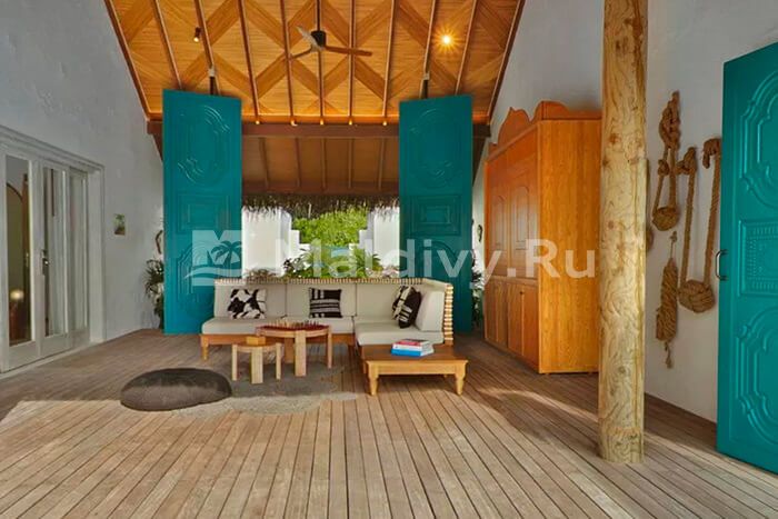 Зона отдыха полуоткрытой планировки