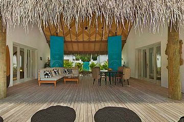 Зона отдыха полуоткрытой планировки